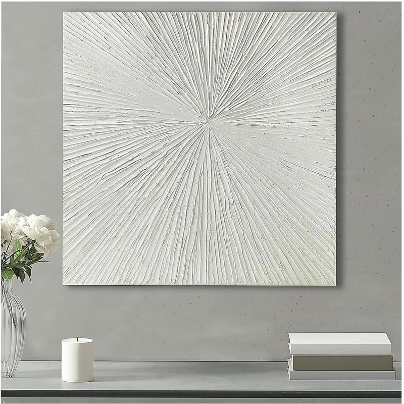 Hand Painted Dimensional Resin Wall Art