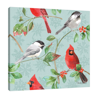 «Holiday Flora Pattern IIIC», toile tendue par Beth Grove