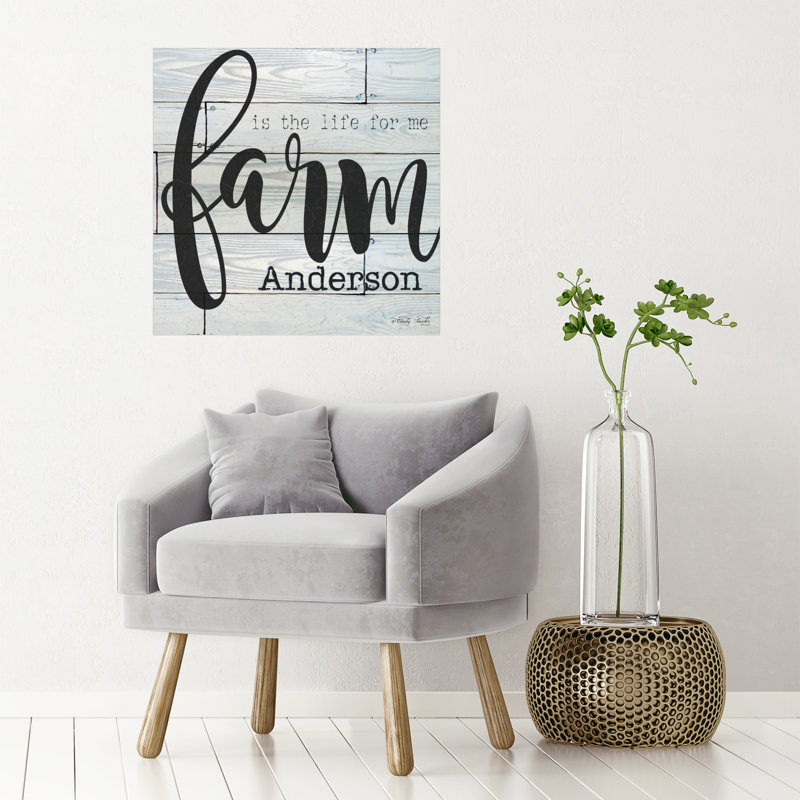 Adhésif décoratif Farm Is the Life for Me, H 20 po x l 20 po, Oui