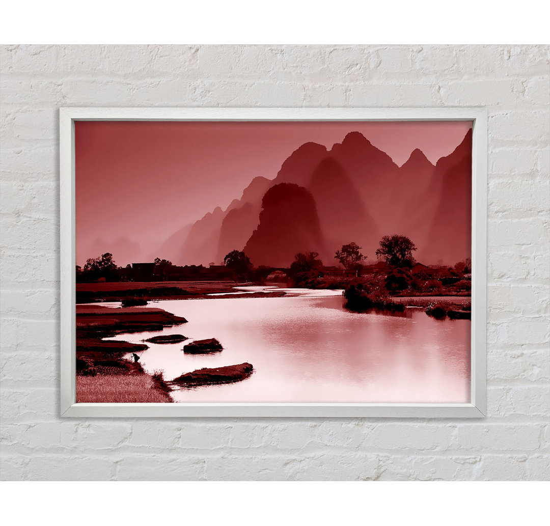 Red Mountain Paradise Gerahmter Druck