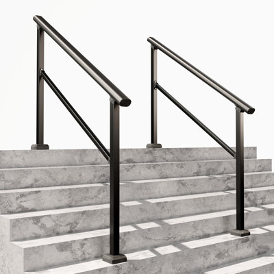 Wrought Iron Handrails for Outdoor Steps