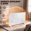 HOMCOM 1500 BTU Electric Panel Space Heater