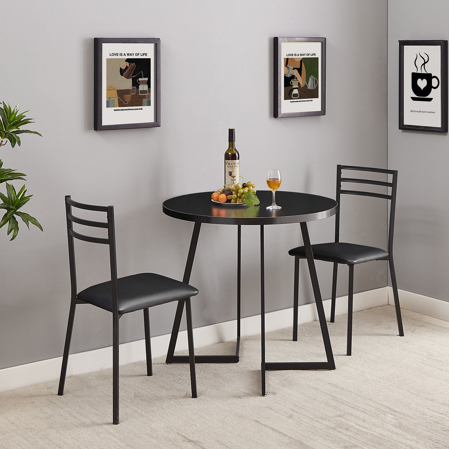 Willa Arlo Interiors Kilwin 2 Person Dining Set Reviews Wayfair   Default Name 