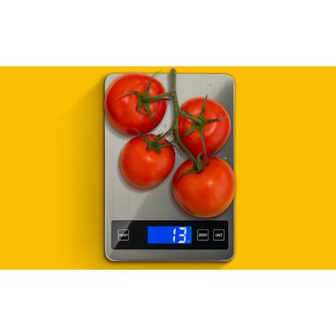 Eternal Slim Electronic Digital Kitchen Scale: 11lb Capacity