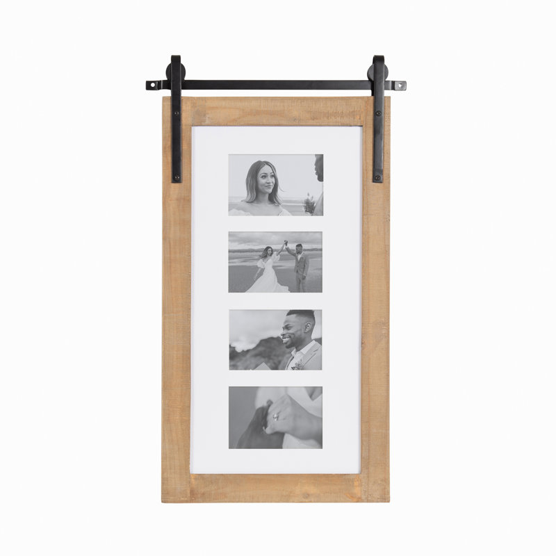 Cadre photo Prescott, 15.25" W x 26" H, Rustic Brown