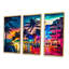 Edolie Miami Beach Holidays 3 Architecture - 3 pièces sur toile-1954192057-1954192059