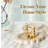 5.51 Inch Round Scalloped Travertine Tray, Natural Stone Decorative Trinket Dish for Ring Perfume, Bathroom Vanity Dresser Countertop Home Table Decor