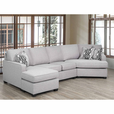 Canapé modulaire réversible de 133 po de largeur