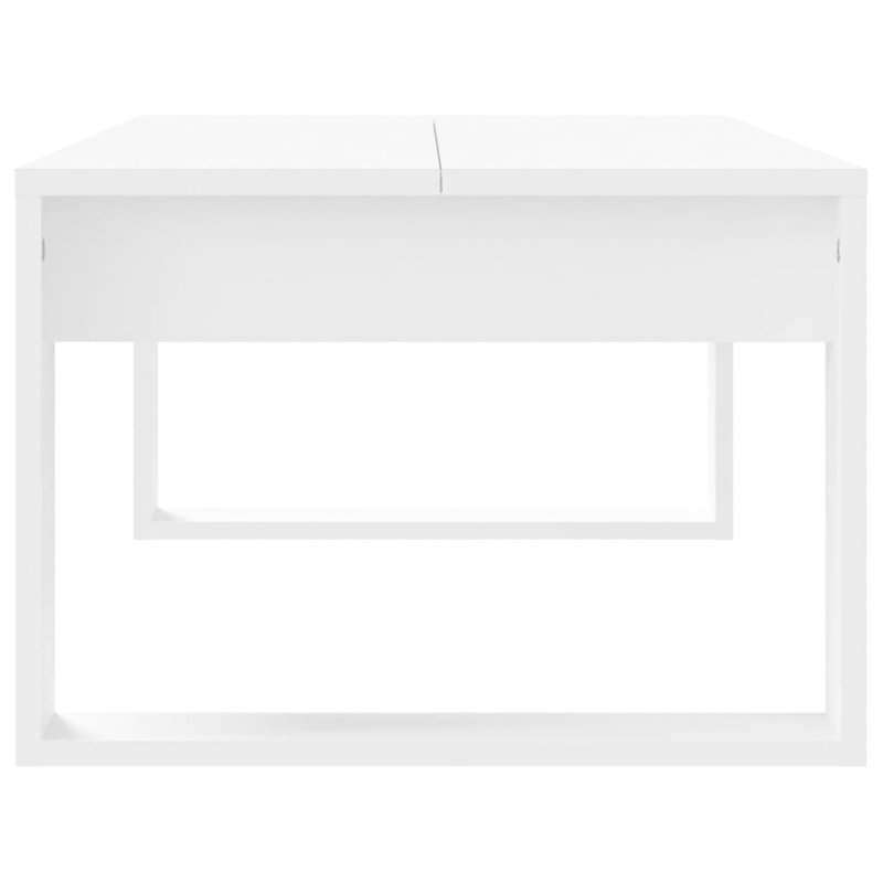 Blundell Manufactured Wood Frame Single Coffee Table, White