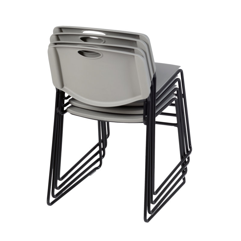 Chaise empilable Zeng, Gris