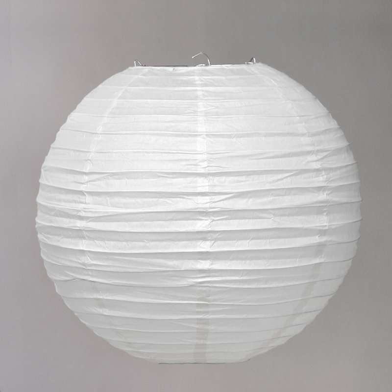 Lanterne en papier, Blanc