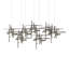 Tura 7-Light Glass Rectangular Pendant-71882330-71882329-79320072