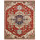 Vallelunga Wool Oriental Area Rug in Rust