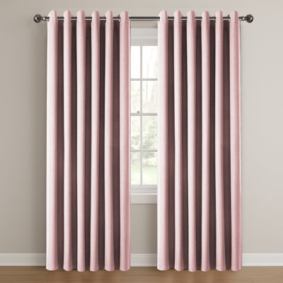 Linen Blackout Eyelet Curtain
