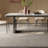 High quality rock slab rectangular dining table-337039320