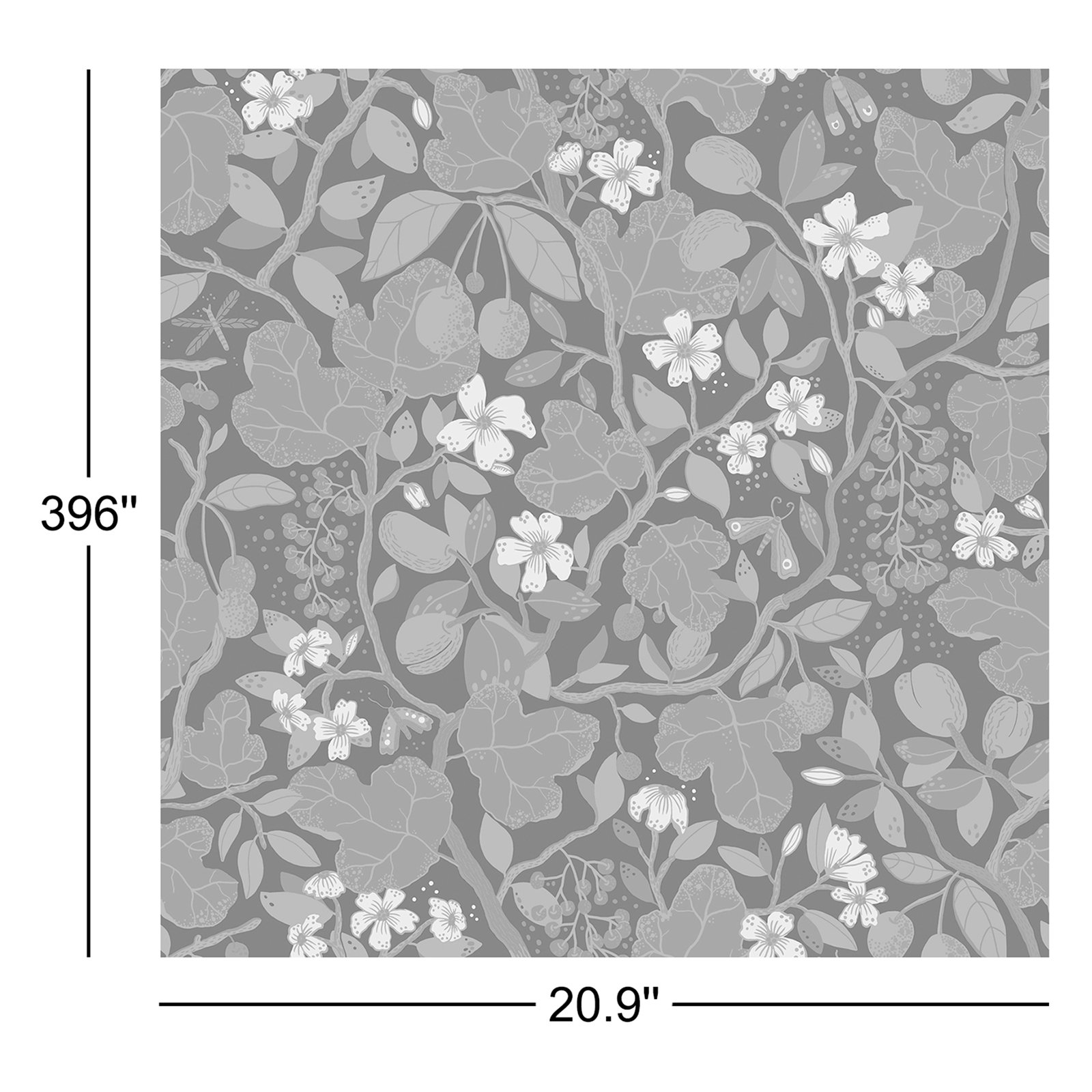 Wesler Floral Wallpaper, Beige