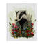 Art mural sur toile Badger with Poppy Blossoms par Fab Funky-1153387813