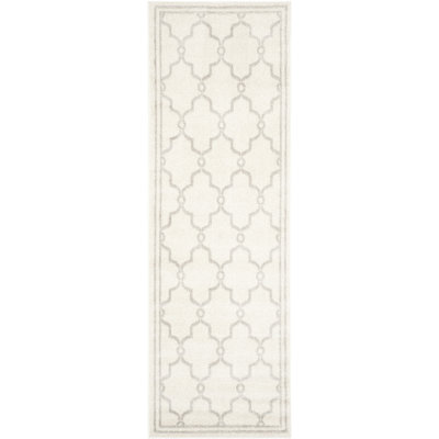 Ammundsen Geometric Ivory/Light Gray Area Rug