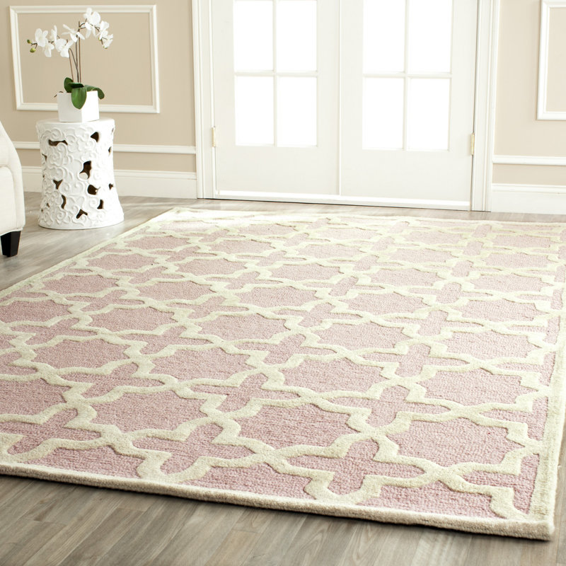 Igna Hand Tufted Wool Geometric Rug, Rectangle 8' x 10'