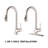 Topcraft Single Handle Single Hole Pull Down Kitchen Sink Faucet with Baseplate-102193024