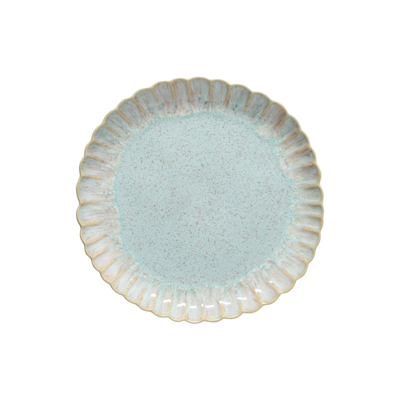 Mallorca Stoneware Dinner Plate, Sea Blue