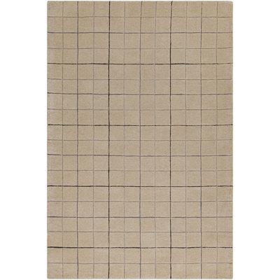 Mallory Hand-Woven Gray Geometric Area Rug