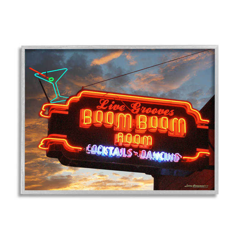 Bar à cocktail Boom Room par Larry Grossman, H 24 po x l 30 po x P 1,5 po