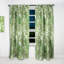 Panneau de rideau simple semi-diaphane avec passe-tringle Exotic with Tropical Leaves-983762571