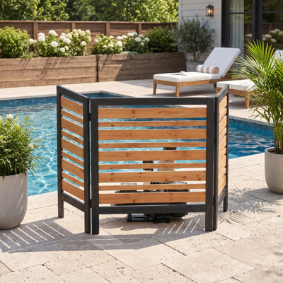 Panneau d'intimité en bois massif Premium Premium