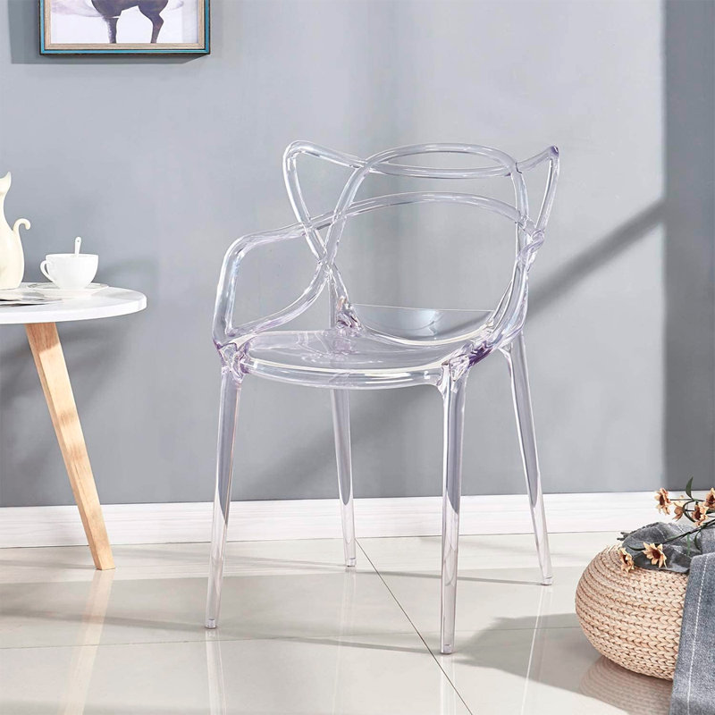 Chaises d'appoint empilables, 1, Clear