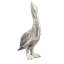 Figurine pélican en résine patinée