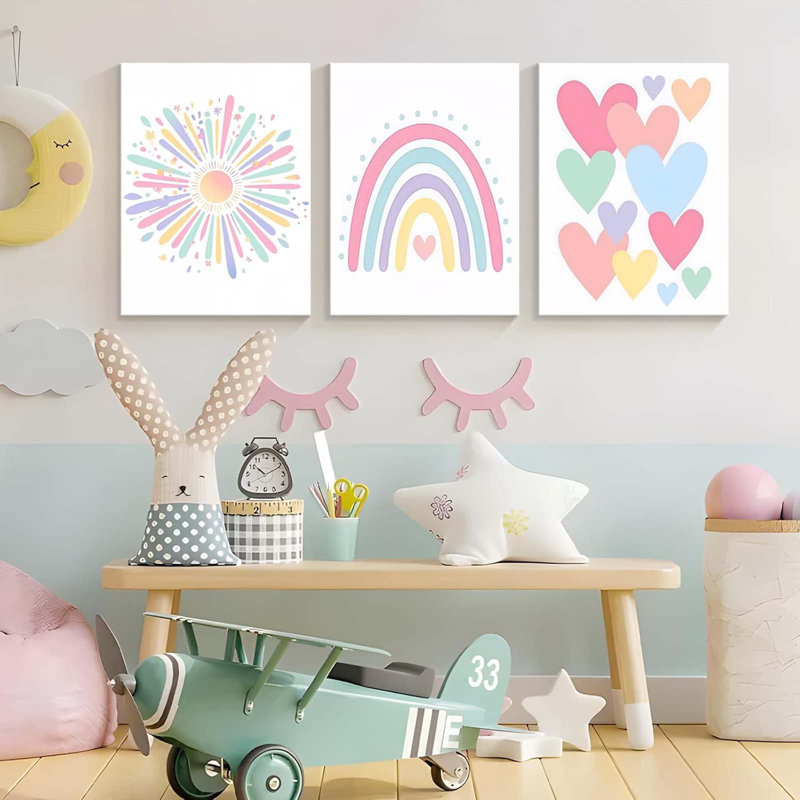 3 Piece Wrapped Canvas Wall Art