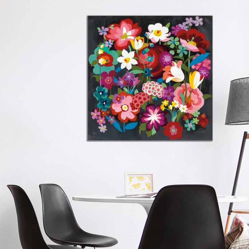 Alpine Florals by Danhui Nai - Wrapped Canvas Painting, 93.98 cm H x 93.98 cm W x 1.91 cm D