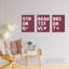 Leopard Pattern Beautiful Strong Bright Typography - 3 Piece No Frame Print Set-88622307-88622304
