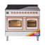 ILVE Nostalgie II Noblesse 40 inch Induction Range (Triple Glass Door, RAL)-2033138074