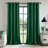 Deavion Velvet Solid Color Metal Grommets Room Darkening Curtain Panels-1219936413-1219936401