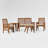 Acacia 4 - Person Patio Conversation Set with Cushions-730292048