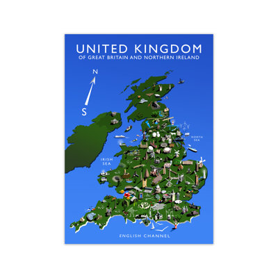 United Kingdom by Richard O'Neill - Print