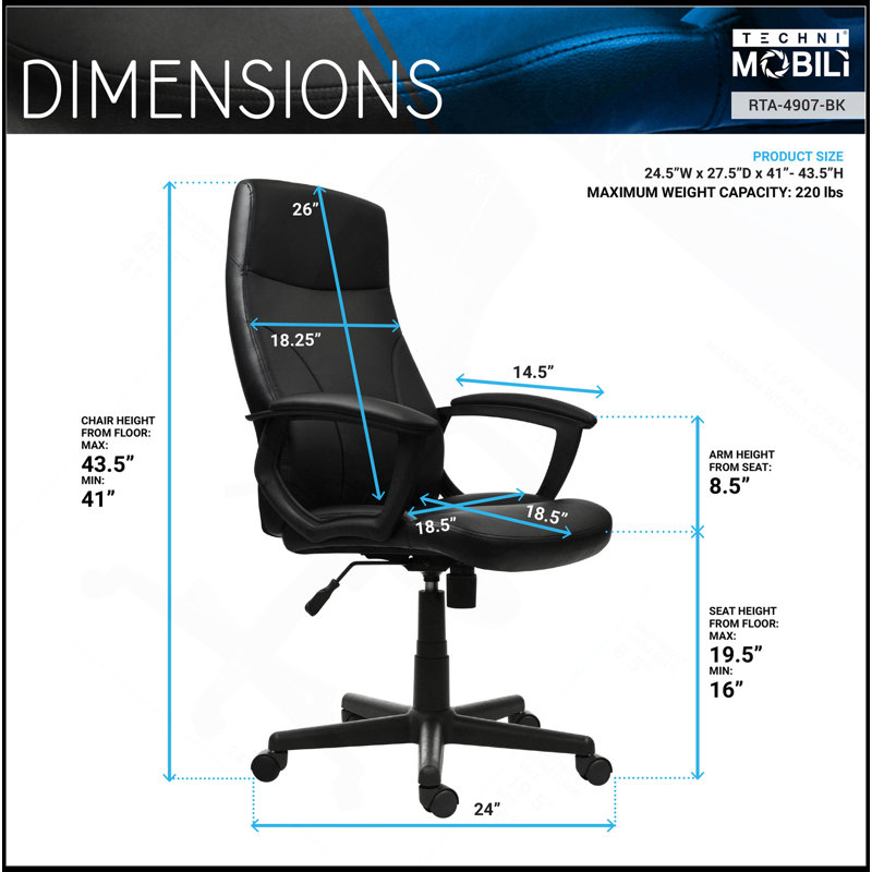 Fauteuil de direction ergonomique pour une efficacité et un confort de travail améliorés
