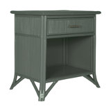 1 - Drawer Rattan Nightstand