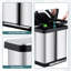 Stainless Steel Recycling Bin - 65.4 L