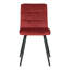 Chaise d'appoint rembourrée en velours Girton-885659787