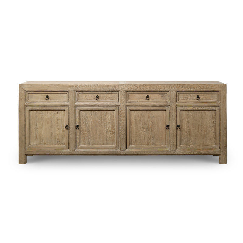 93'' W Solid Wood Sideboard, Natural