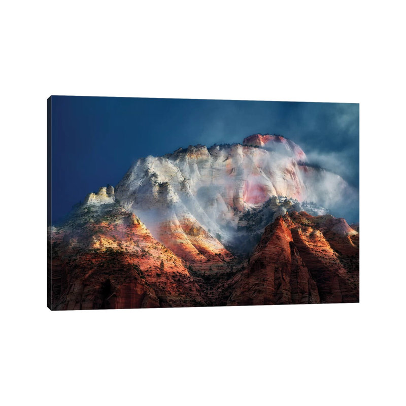 Majestic Zion by Dennis Frates - Wrapped Canvas Gallery-Wrapped Canvas Giclée, 20.32 cm H x 30.48 cm W
