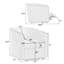 Fauteuil inclinable ergonomique avec revêtement en chenille et repose-pieds - conception confortable en tonneau avec poche de rangement latérale-1725406766