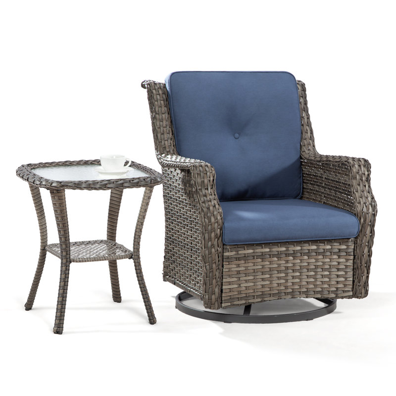 Chaise de patio avec coussins Capewood
