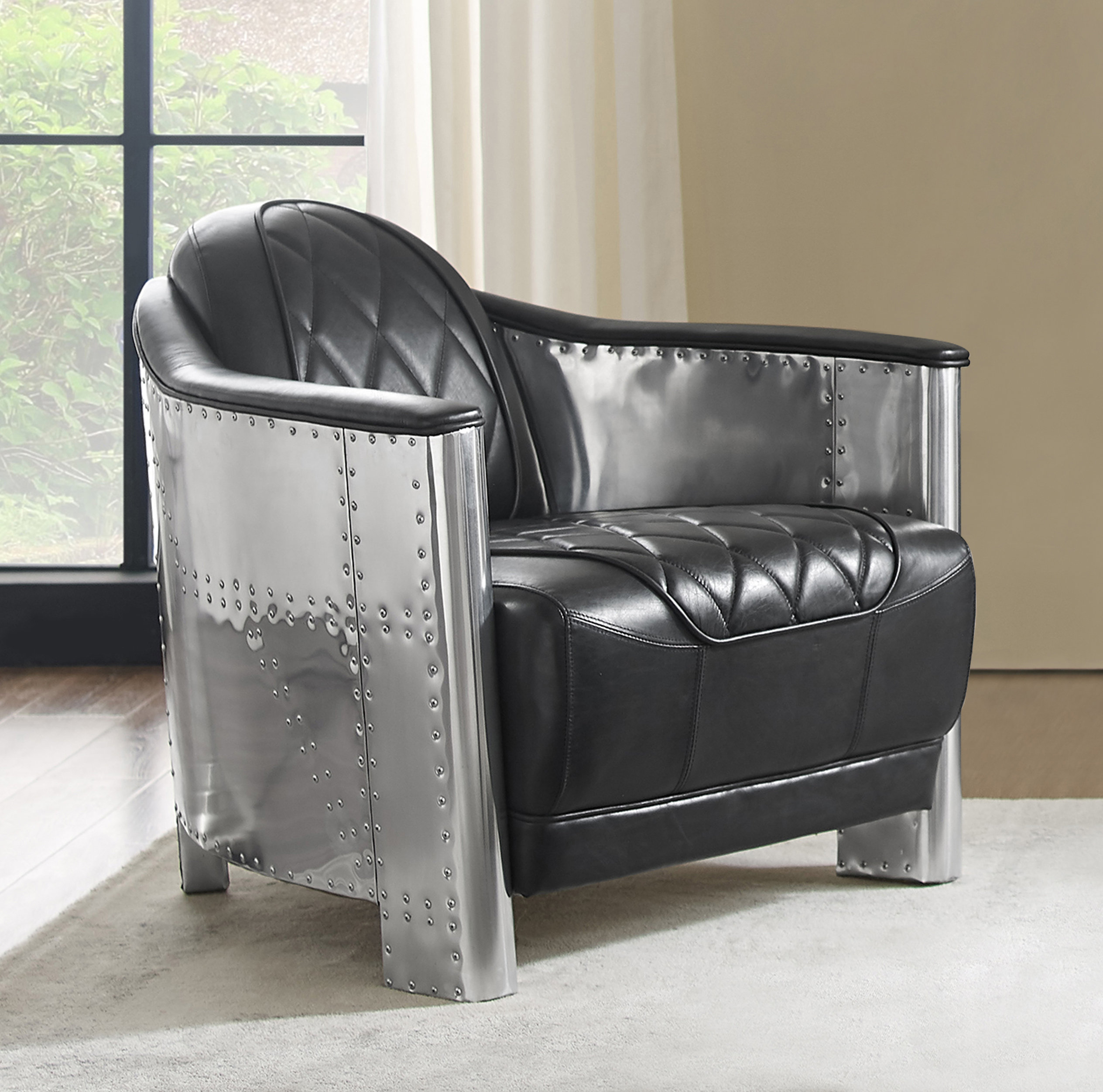 Aviation leather club online chair