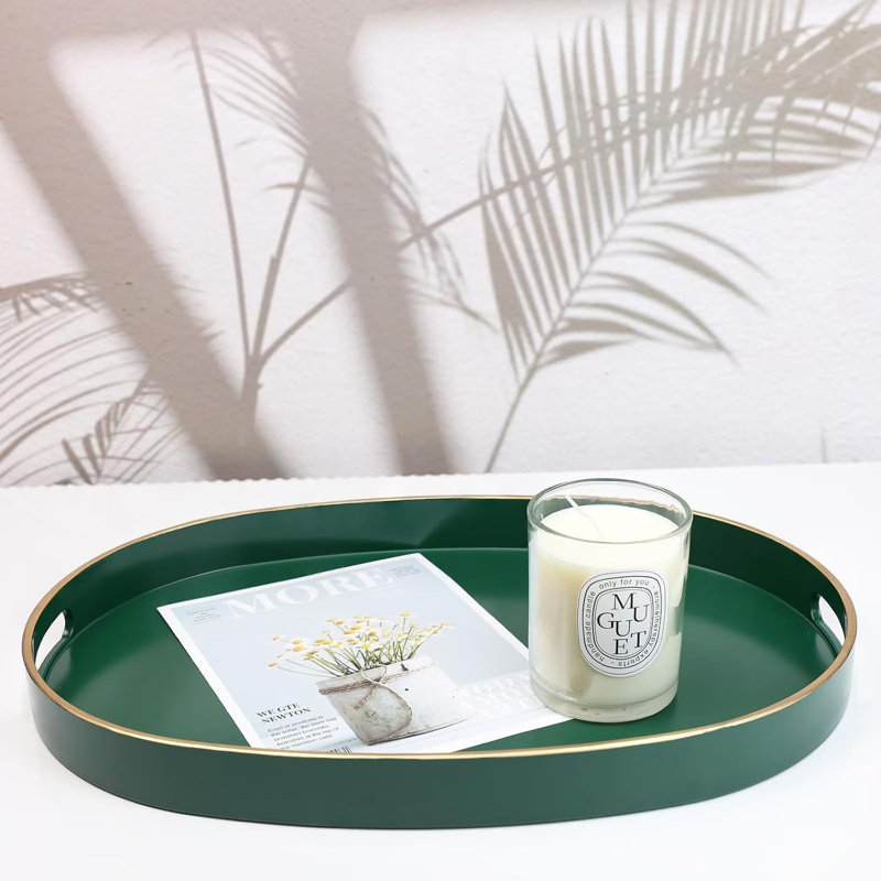 Dgreen Oval Plastic Serving Tray