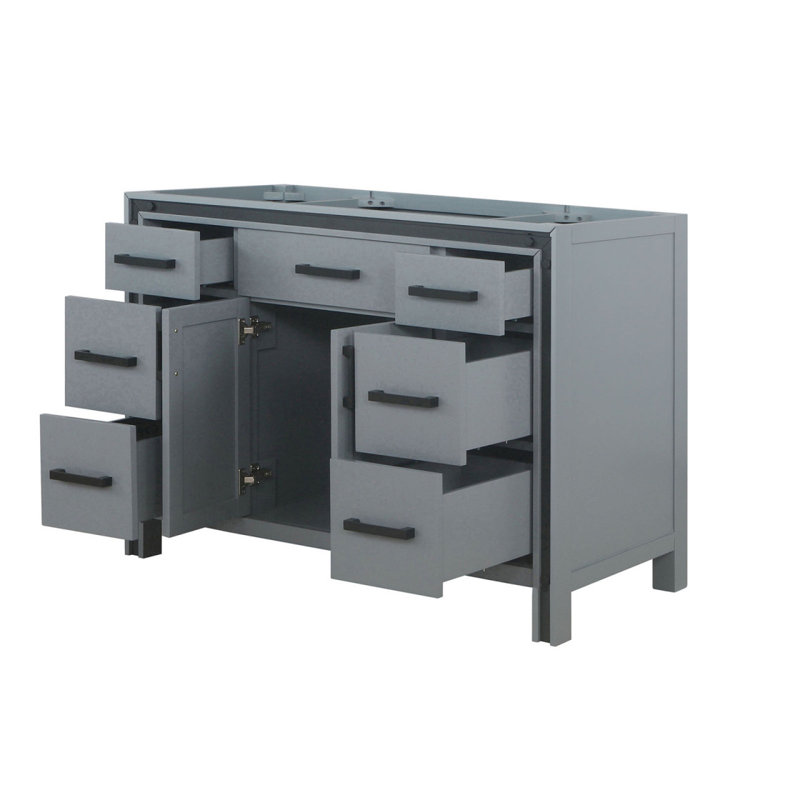 Meuble-lavabo gris foncé 48 po X P 22 po D, Gris foncé