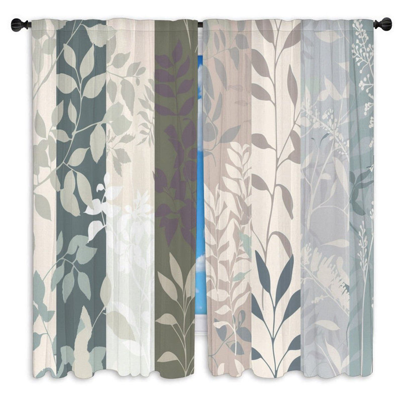 Paire de rideaux obscurcissant en polyester Lamondre, L 56 po x L 78 po